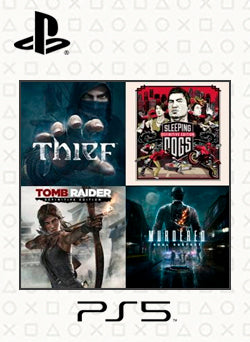 Thief - Sleeping Dogs Definitive Edition Tomb Raider Definitive Edition - MURDERED SOUL SUSPECT PS4