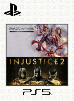 Injustice 2 LE & Middle earth Shadow of War DE PS5
