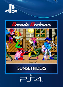 Arcade Archives SUNSETRIDERS PS4 Primaria - NEO Juegos Digitales