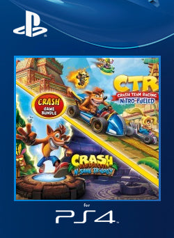 Crash Bandicoot N Sane Trilogy + CTR Nitro Fueled PS4 Primaria - NEO Juegos Digitales
