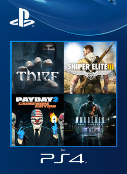 Pack Thief - Sniper Elite 3 - Payday 2 - Murdered PS4 Primaria - NEO Juegos Digitales