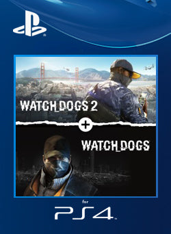 Watch Dogs 1 + Watch Dogs 2 Standard Editions Bundle PS4 Primaria - NEO Juegos Digitales