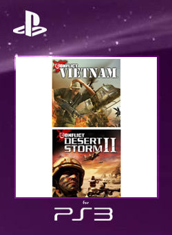 Conflict Vietnam + Conflict Desert Storm II PS3 - NEO Juegos Digitales